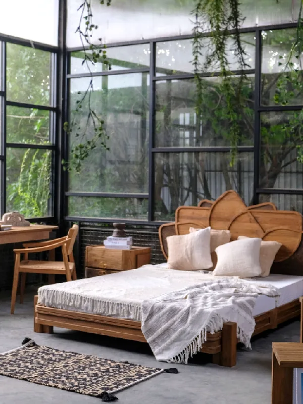 Teak bed and living room furniture — Indonesia Indoor catalog, ON SOURCING